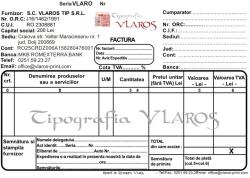  Facturier A6 cu TVA personalizat color