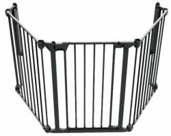 NOMA Tarc de siguranta modular cu 3 panouri, metal negru, Noma N93491 (N93491) - caruciorcopii