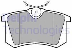 DELPHI set placute frana, frana disc DELPHI LP2509 (LP2509)