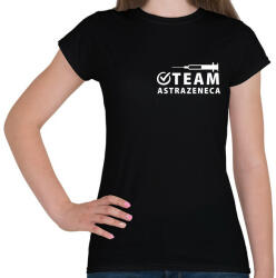 printfashion AstraZeneca Team - Női póló - Fekete (4887997)