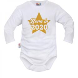 DEJNA Body Bebeluș Mânecă Lungă DEJNA Născut în 2020 - alb