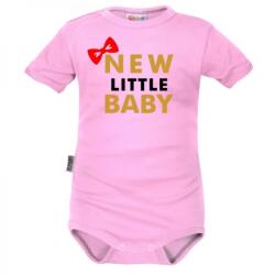 DEJNA Body cu mânecă scurtă Dejna New little Baby - Fată, roz
