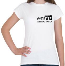 printfashion Team AstraZeneca - Női póló - Fehér (4887993)