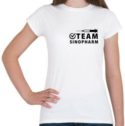 printfashion Team Sinopharm - Női póló - Fehér (4887995)