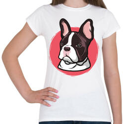 printfashion Bulldog - Női póló - Fehér (2949114)