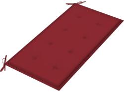 vidaXL Pernă de bancă de grădină, roșu, 100x50x3 cm, textil oxford (314074)