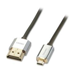 Lindy Cablu activ HDMI la micro HDMI-D Premium CROMO Slim 3m, Lindy L41678 (L41678)
