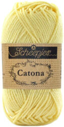 Scheepjes Catona 403 Lemonade - világos sárga pamut fonal