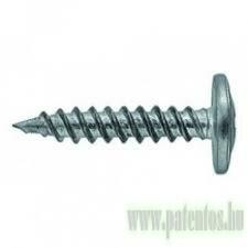 Opel domborúfejű, kereszthornyú lemezcsavar fúróhegy nélkül, horganyzott, átmérő 2, 9 mm, 10 db/csomag, DIN968C