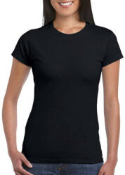 Gildan Női póló Csapott ujjú Gildan Softstyle Ladies' T-Shirt - L, Fekete