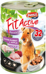 Panzi FitActive Dog Adult libás, nyulas és almás konzerv 1.24 kg