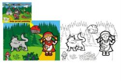 Teddies Carte de colorat Mt First Fairy Tales, 21 x 14.5 cm