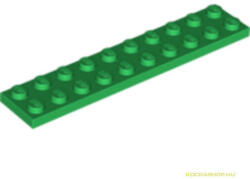 LEGO® Alkatrészek (Pick a Brick) Zöld 2X10 Lapos Elem 383228