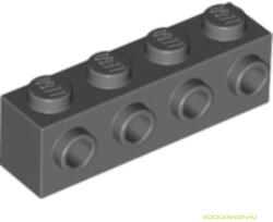 LEGO® Alkatrészek (Pick a Brick) Sötét kékes-szürke 1X4 Elem +4 Gombbal 4210725