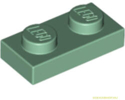 LEGO® Alkatrészek (Pick a Brick) Homok Zöld 1x2 Lapos Elem 4655080