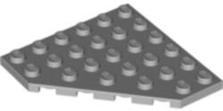 LEGO® Alkatrészek (Pick a Brick) Világos Kékesszürke 6x6 Lapos Sarokelem 4211520