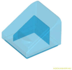 LEGO® Alkatrészek (Pick a Brick) Átlátszó sötétkék 1X1X2/3 Tetőelem 4244366