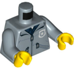 LEGO® Alkatrészek (Pick a Brick) Homokkék Minifigura felsőrész Rendőr Csillag Festéssel 6212281