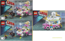 LEGO® Alkatrészek (Pick a Brick) Építési Útmutató a LEGO 70804-es Készlethez (3db Füzet) 70804inst01