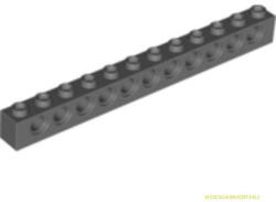 LEGO® Alkatrészek (Pick a Brick) Sötét Kékesszürke 1X12 Technic Elem Oldalán 11 Lyukkal 4210963