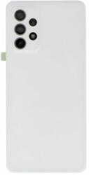 Samsung A525/A526/A528 Galaxy A52/A52 5G/A52s 5G, Akkufedél, (ragasztó, kamera plexi), fehér