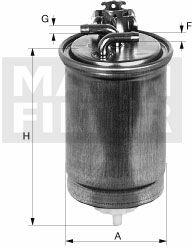 Mann-filter filtru combustibil MANN-FILTER WK 853/12 z - automobilus