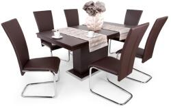 Divian Pauló szék Flóra asztallal - 6 személyes étkezőgarnitúra