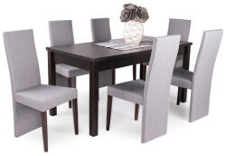Divian Panama szék Berta asztallal - 6 személyes étkezőgarnitúra