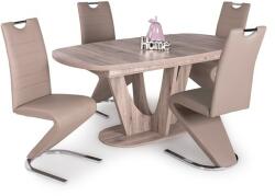 Divian Max asztal Lord székkel - 4 személyes étkezőgarnitúra
