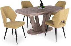 Divian Max asztal Aspen székkel - 4 személyes étkezőgarnitúra