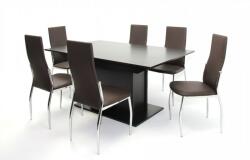 Divian Savona asztal Toni székkel - 6 személyes étkezőgarnitúra