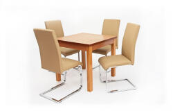 Divian Kis berta asztal Boston székkel - 4 személyes étkezőgarnitúra