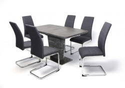 Divian Spark asztal Kevin székkel - 6 személyes étkezőgarnitúra
