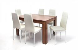 Divian Kis Félix asztal Geri székkel - 6 személyes étkezőgarnitúra