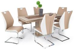 Divian Adél szék Flóra asztallal - 6 személyes étkezőgarnitúra