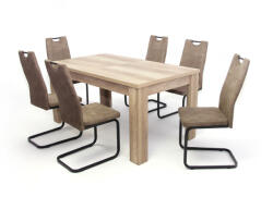 Divian Atos asztal Torino székkel - 6 személyes étkezőgarnitúra