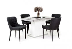 Divian Brill szék kis Flóra asztallal - 4 személyes étkezőgarnitúra
