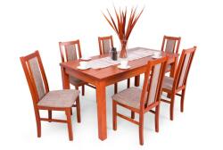 Divian Félix szék Berta asztallal - 6 személyes étkezőgarnitúra