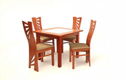 Divian Stella asztal Stella székkel - 4 személyes étkezőgarnitúra