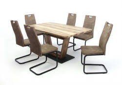 Divian Leon asztal Torino székkel - 6 személyes étkezőgarnitúra