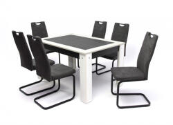 Divian Alina asztal Torino székkel - 6 személyes étkezőgarnitúra