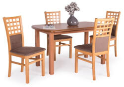 Divian Dante asztal Kármen székkel - 4 személyes étkezőgarnitúra