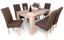 Divian Félix asztal Berta székkel - 6 személyes étkezőgarnitúra
