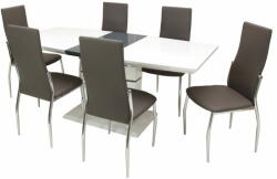 Divian Toni szék Aurél asztallal - 6 személyes étkezőgarnitúra