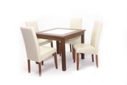 Divian Berta szék kis Stella asztallal - 4 személyes étkezőgarnitúra