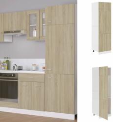 vidaXL Dulap pentru frigider, stejar Sonoma, 60 x 57 x 207 cm, PAL (802541)