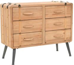vidaXL Dulap cu sertare, lemn masiv de brad, 91 x 35 x 73 cm (245774) - comfy