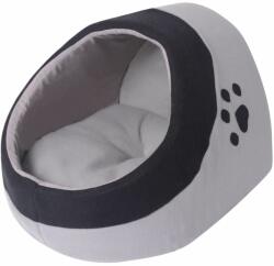 vidaXL Pătuț pentru pisici, gri și negru, M (131368) - comfy