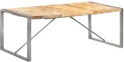 vidaXL Masă de bucătărie, 200x100x75 cm, lemn masiv mango nefinisat (321565) - comfy