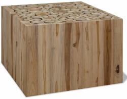vidaXL Măsuță de cafea, lemn de tec natural, 50 x 50 x 35 cm (244555) - comfy